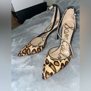Sam Edelman leopard heels
